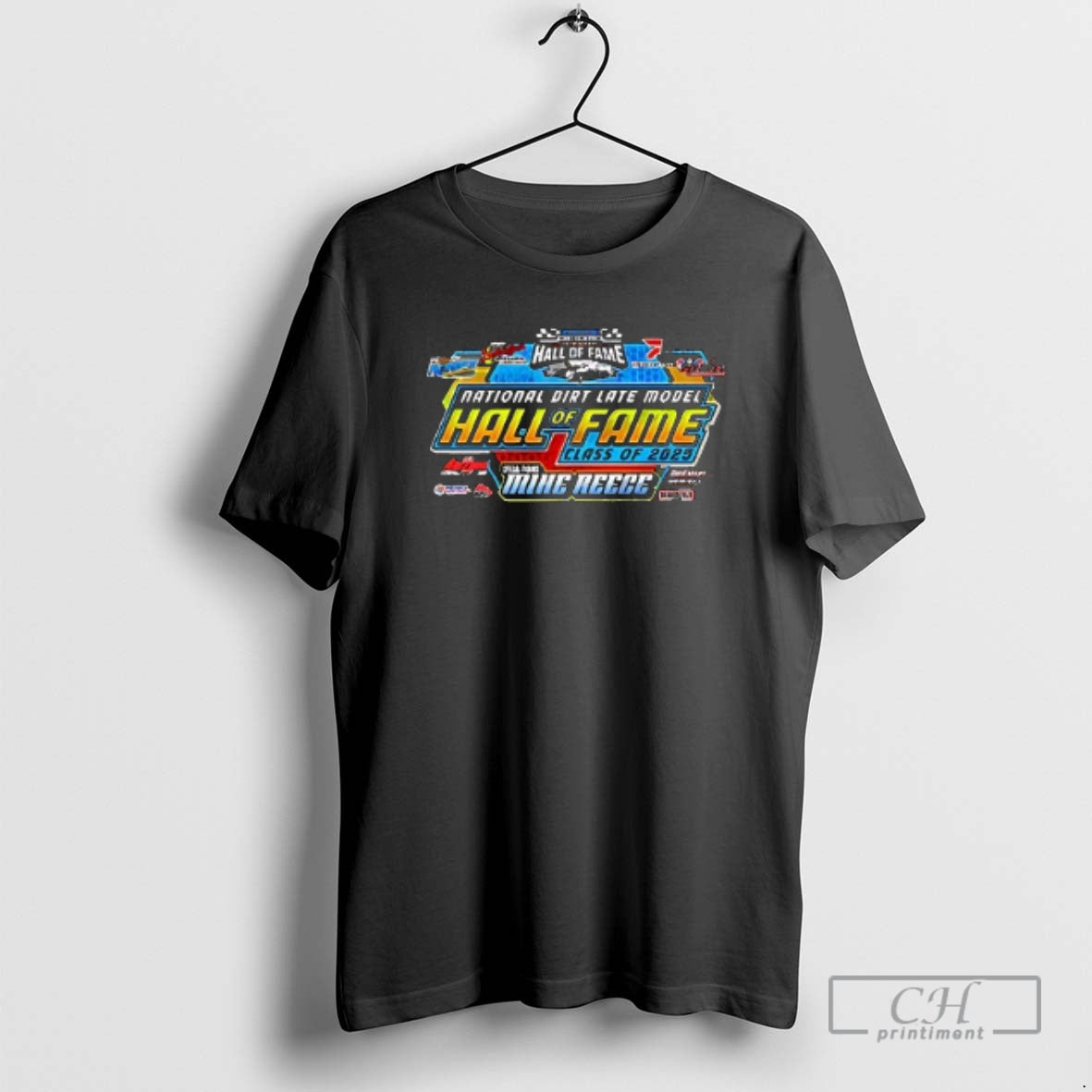 Classic Mike Reece National Dirt Late Model Hall Of Fame Class Of 2025 Graphic Double Shirt Hoodie Sweatshirt