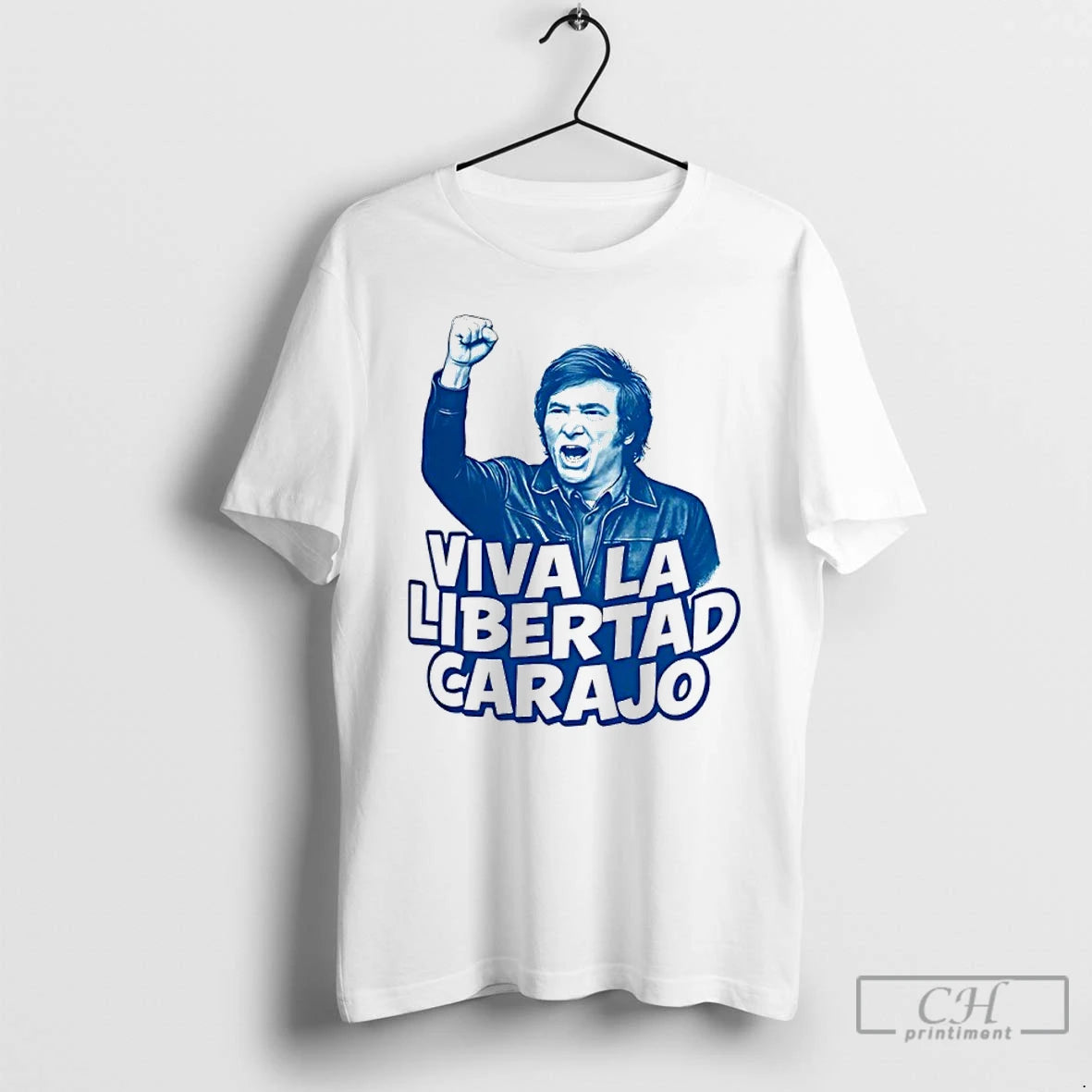 Classic Milei Viva La Libertad Carajo T Shirts Hoodie Sweatshirt | PurePodTees.com