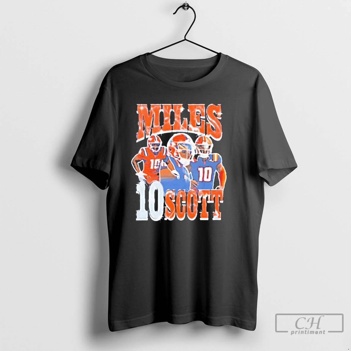 Classic Miles Scott Graphic Illinois Fighting Illini T Shirts Hoodie Sweatshirt | PurePodTees.com