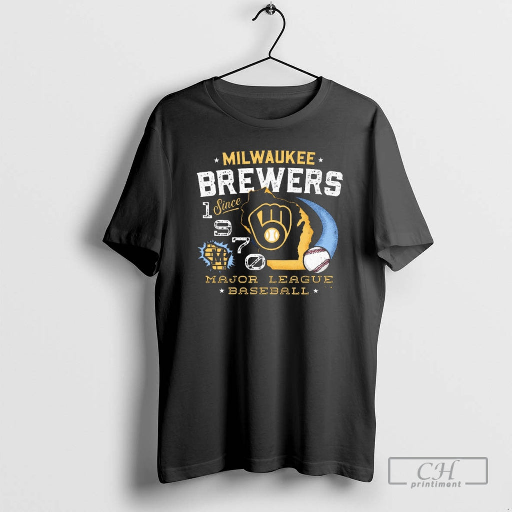 Classic Milwaukee Brewers Mlb Regional Major League Baseball Since 1970 Shirt Sweater
