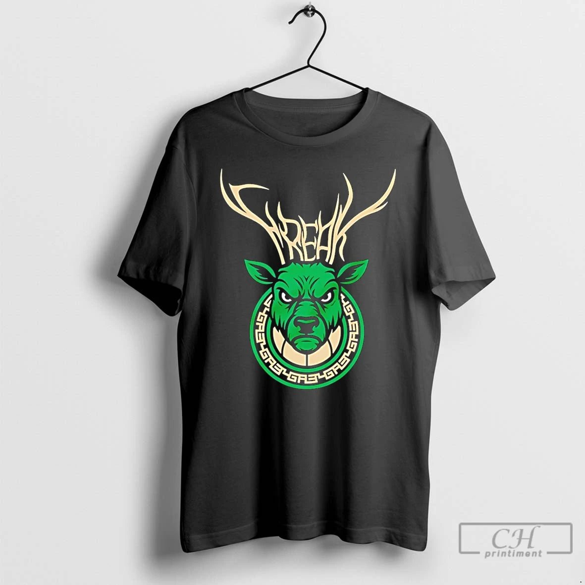 Classic Milwaukee Bucks Deer Freak Logo T Shirts Hoodie Sweatshirt | PurePodTees.com