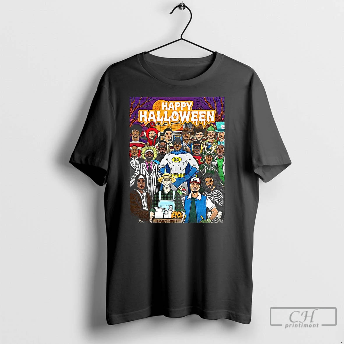 Classic Milwaukee Bucks Nba Happy Halloween Shirt Hoodie Sweatshirt | PurePodTees.com