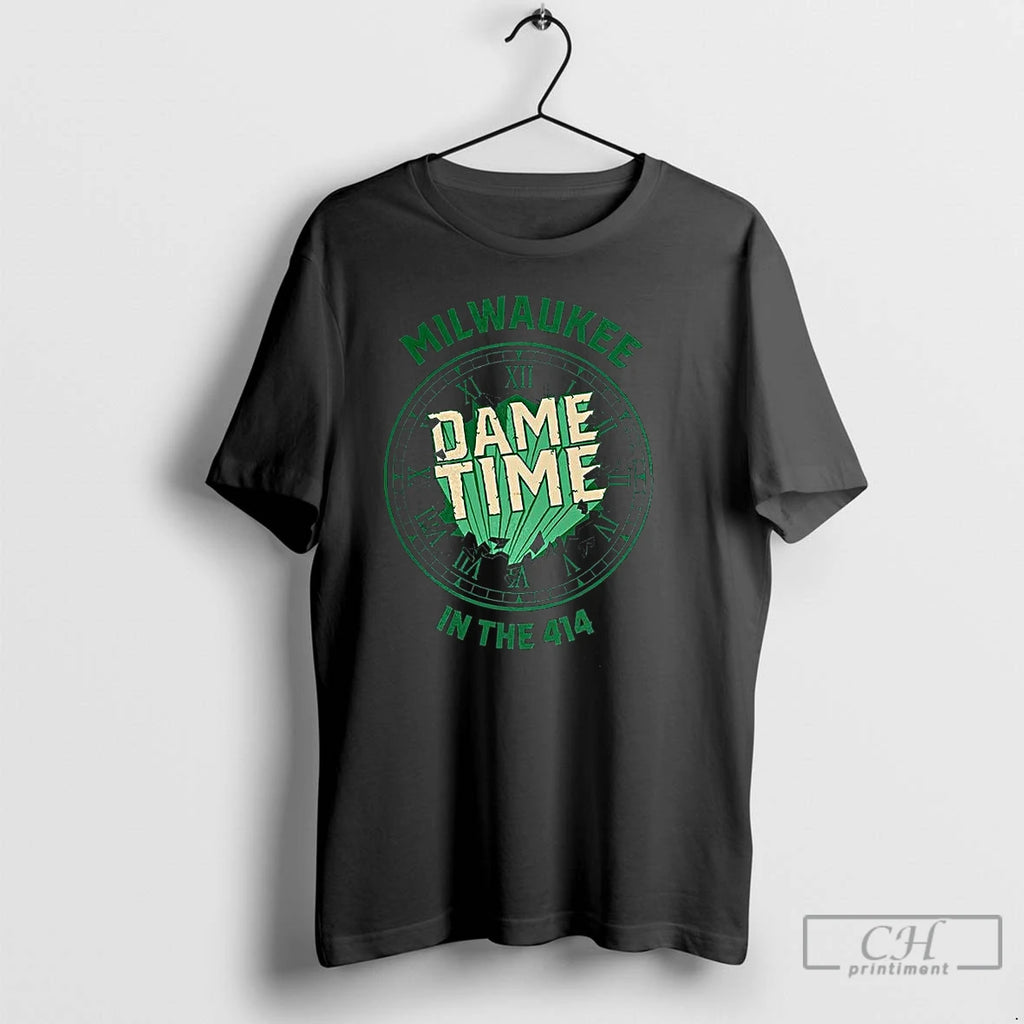 Classic Milwaukee Bucks Basketball Dime Time In The 414 T Shirts Hoodie Sweatshirt | PurePodTees.com