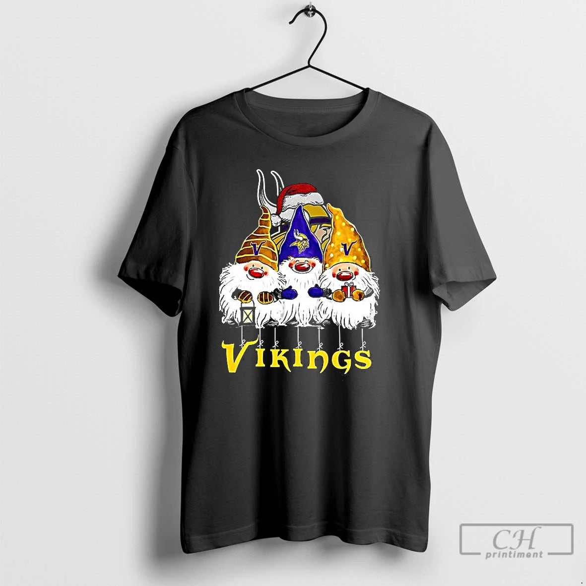 Classic Minnesota Vikings Football Gnomes Christmas Shirt Hoodie Sweatshirt | PurePodTees.com