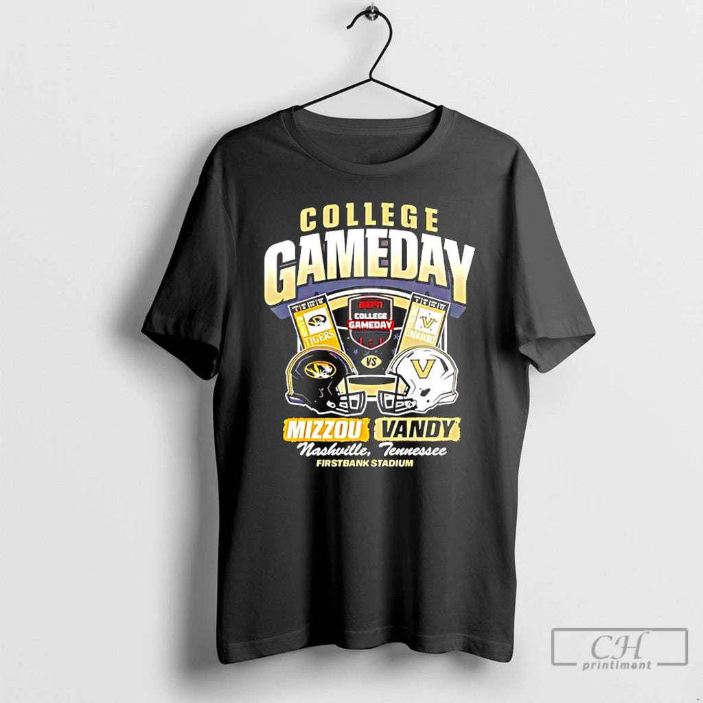 Classic Missouri Tigers Vs Vanderbilt Commodores 2025 College Gameday T Shirts Hoodie Sweatshirt | PurePodTees.com