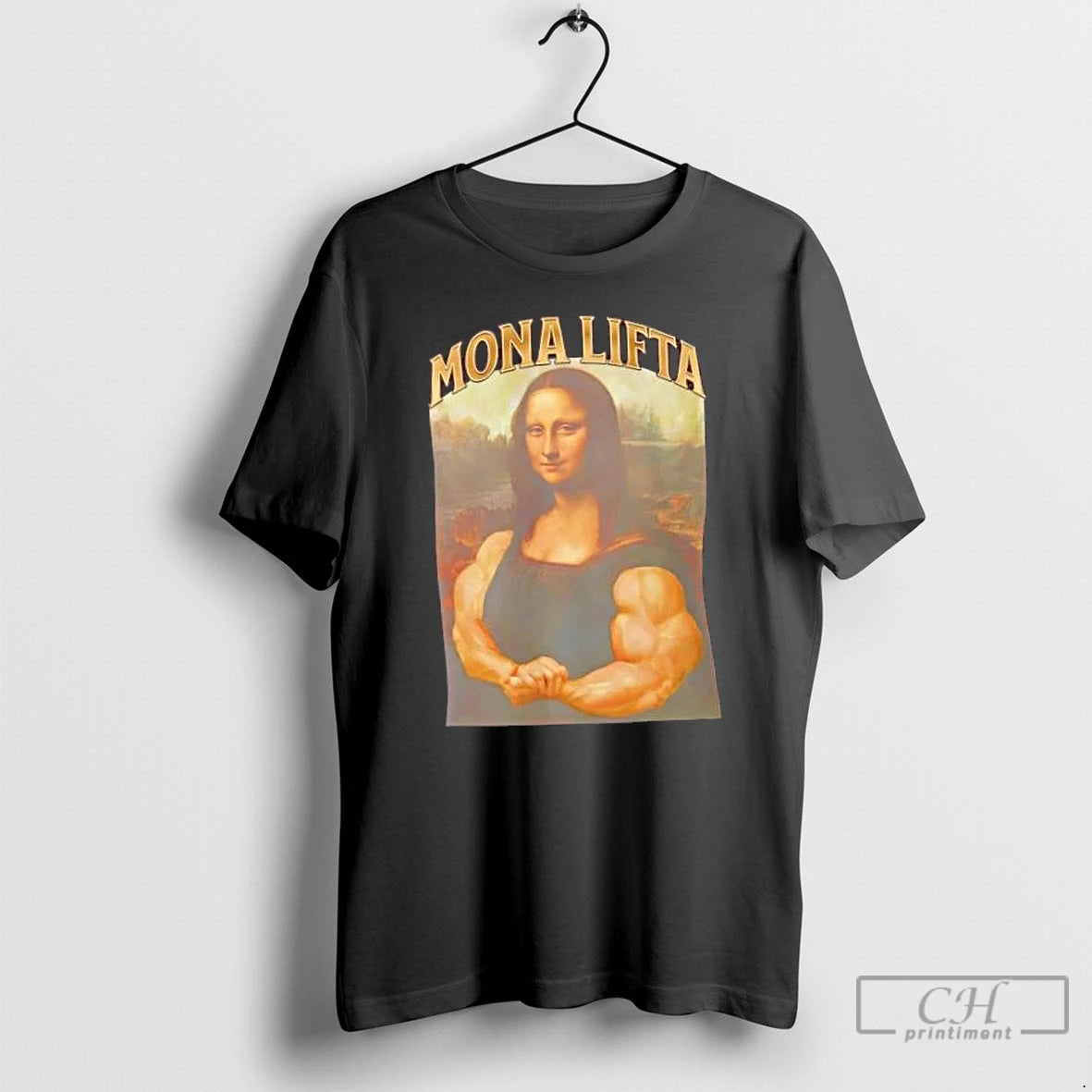 Classic Mona Lifta Funny Gym Parody Art T Shirts Hoodie Sweatshirt | PurePodTees.com