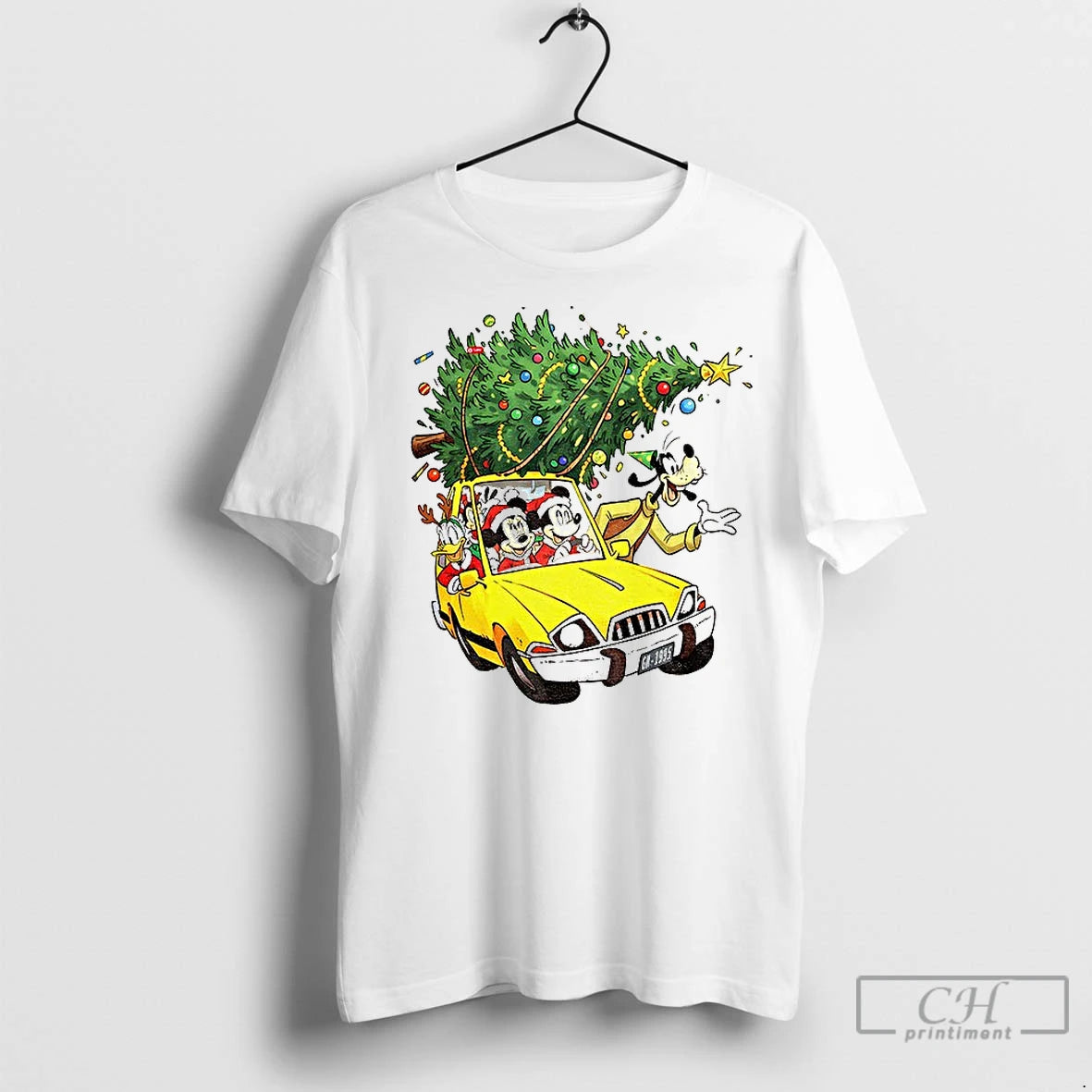 Classic Mouse And Friends Truck Christmas Tree Merry Christmas Shirt Hoodie Sweatshirt | PurePodTees.com