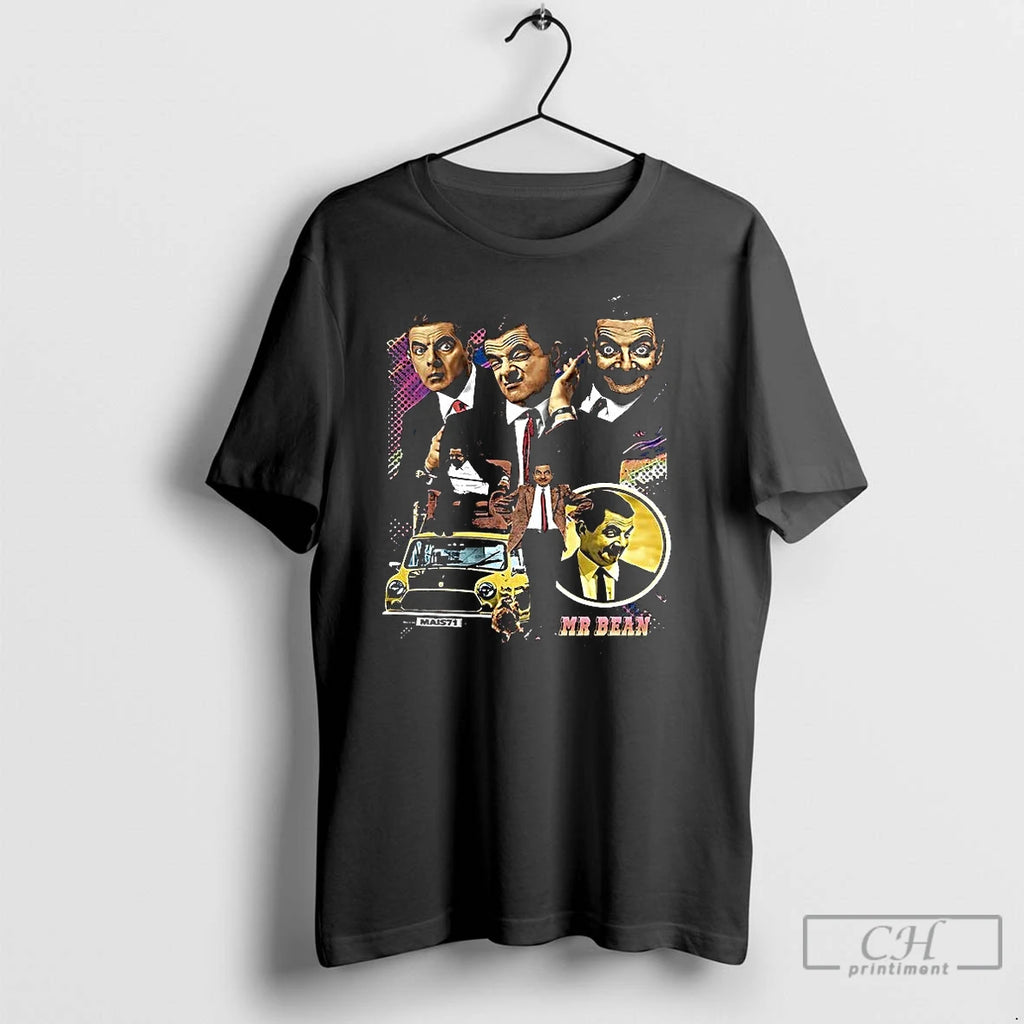 Classic Mr Bean Comedian Collage T Shirts Hoodie Sweatshirt | PurePodTees.com