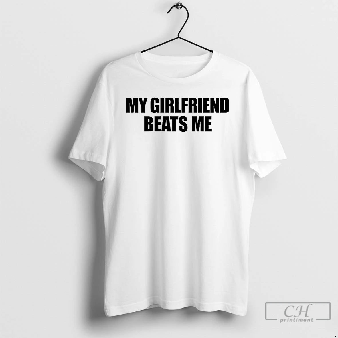 Classic My Girlfriend Beats Me Shirt Hoodie Sweatshirt | PurePodTees.com