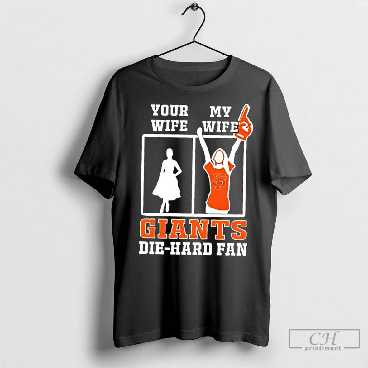 Classic My Wife San Francisco Giants Baseball Die Hard Fan Shirt Hoodie Sweatshirt | PurePodTees.com