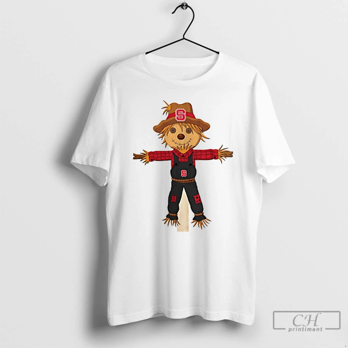 Classic Nc State Wolfpack Scarecrow Mascot T Shirts Hoodie Sweatshirt | PurePodTees.com