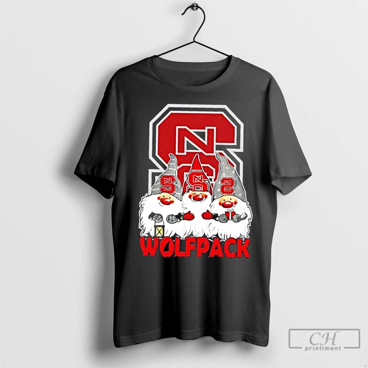 Classic Nc State Wolfpack X Gnomes Xmas Christmas Shirt Hoodie Sweatshirt | PurePodTees.com