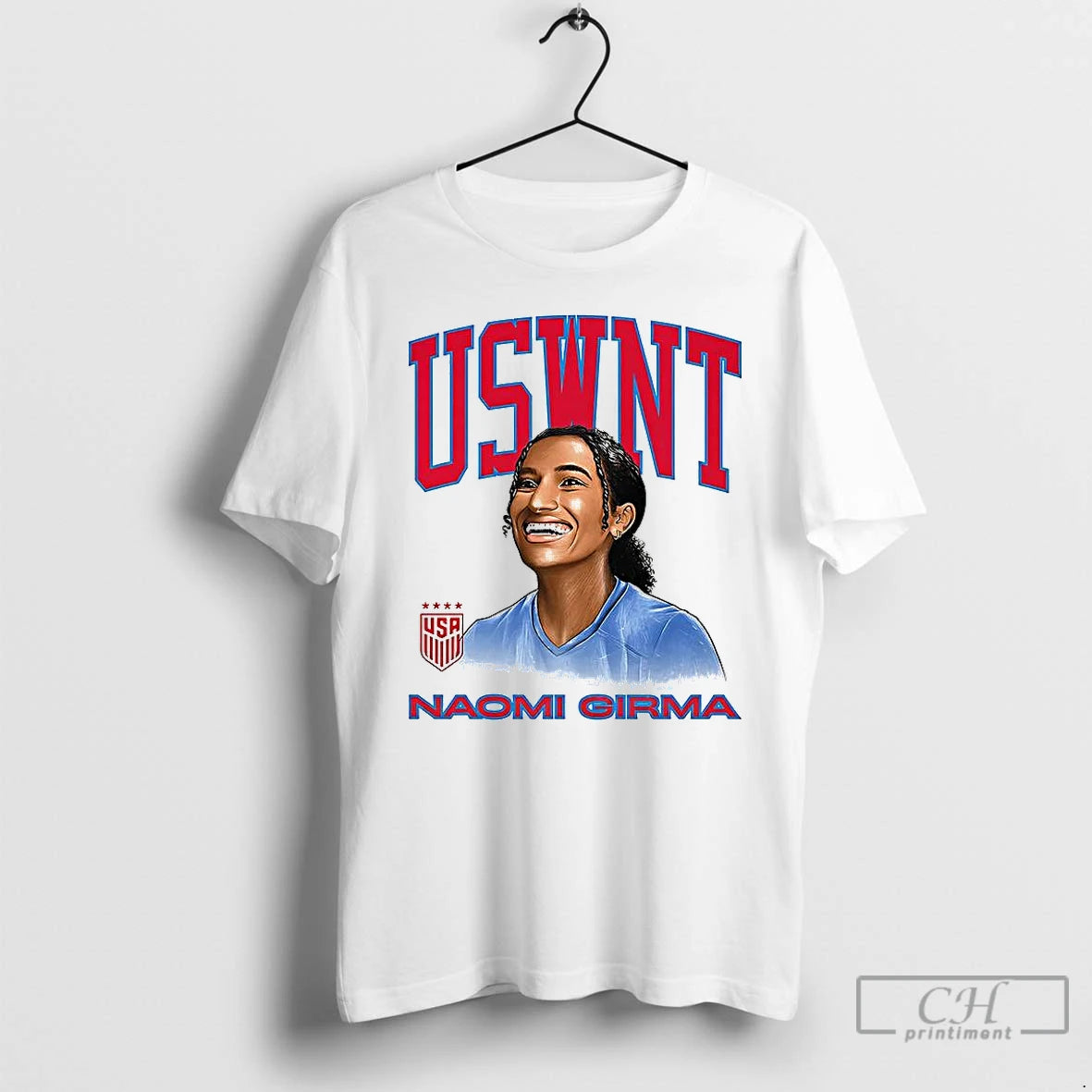 Classic Naomi Girma Chelsea And United States Womens National Soccer Team T Shirts Hoodie Sweatshirt | PurePodTees.com