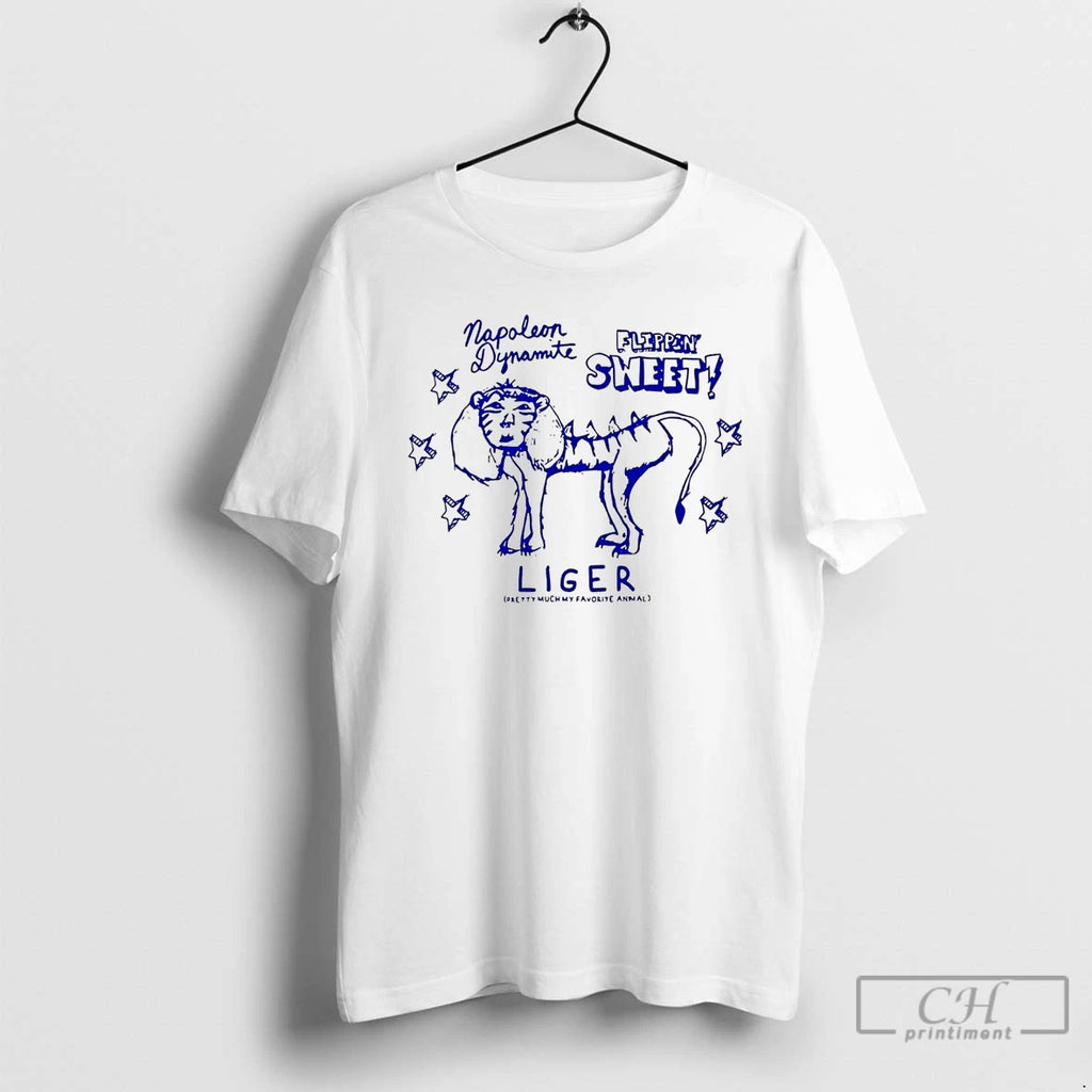 Classic Napoleon Dynamite Flippin Sweet Liger Shirt Hoodie Sweatshirt | PurePodTees.com