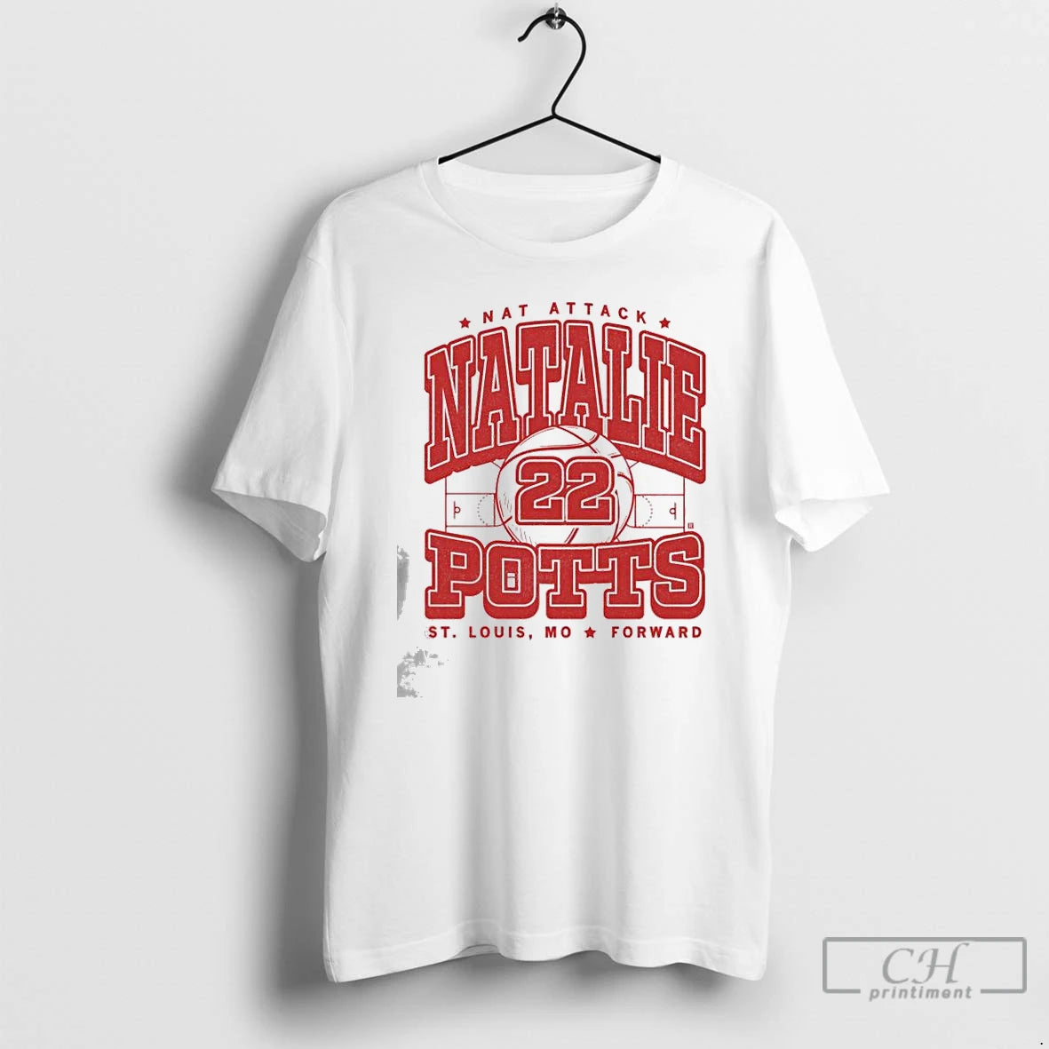Classic Nat Attack Potts St Louis Mo Forward T Shirts Hoodie Sweatshirt | PurePodTees.com