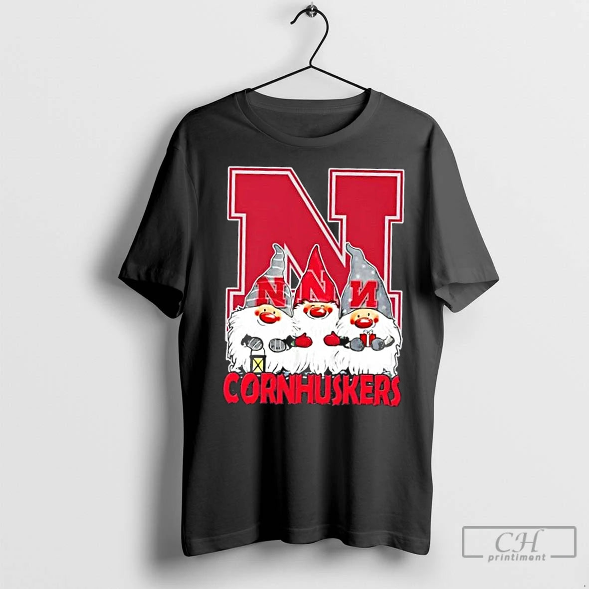 Classic Nebraska Cornhuskers X Gnomes Xmas Christmas Shirt Hoodie Sweatshirt | PurePodTees.com