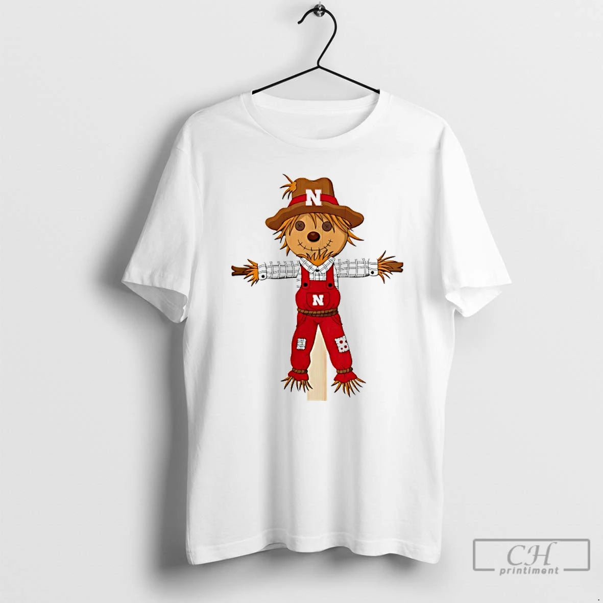 Classic Nebraska Huskers Scarecrow Mascot T Shirts Hoodie Sweatshirt | PurePodTees.com
