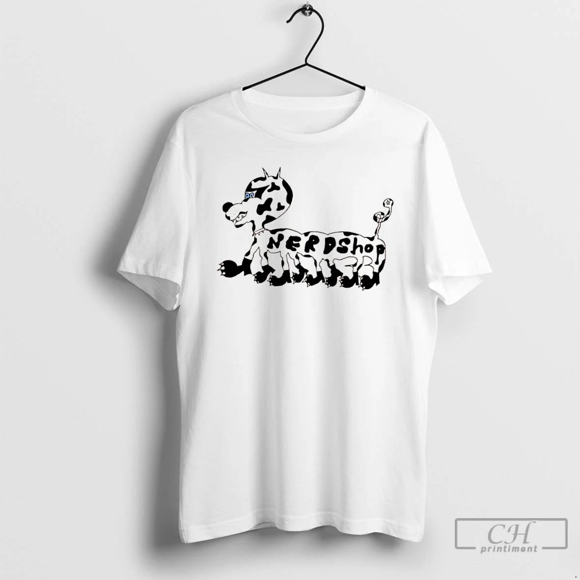 Classic Nerd Shop Dog Cow Graphic T Shirts Hoodie Sweatshirt | PurePodTees.com