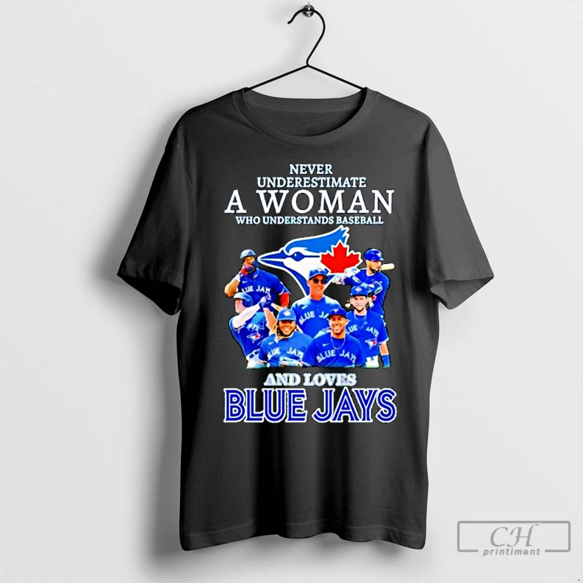 Classic Never Underestimate A Woman Who Understands Baseball And Loves Blue Jays Ornaments Shirt Hoodie Sweatshirt
