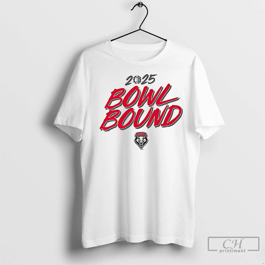 Classic New Mexico Lobos Football 2025 Bowl Bound Shirt Hoodie Sweatshirt | PurePodTees.com