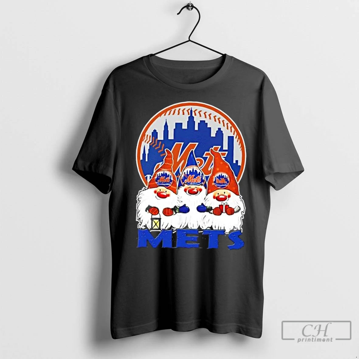 Classic New York Mets X Gnomes Xmas Christmas Shirt Hoodie Sweatshirt | PurePodTees.com