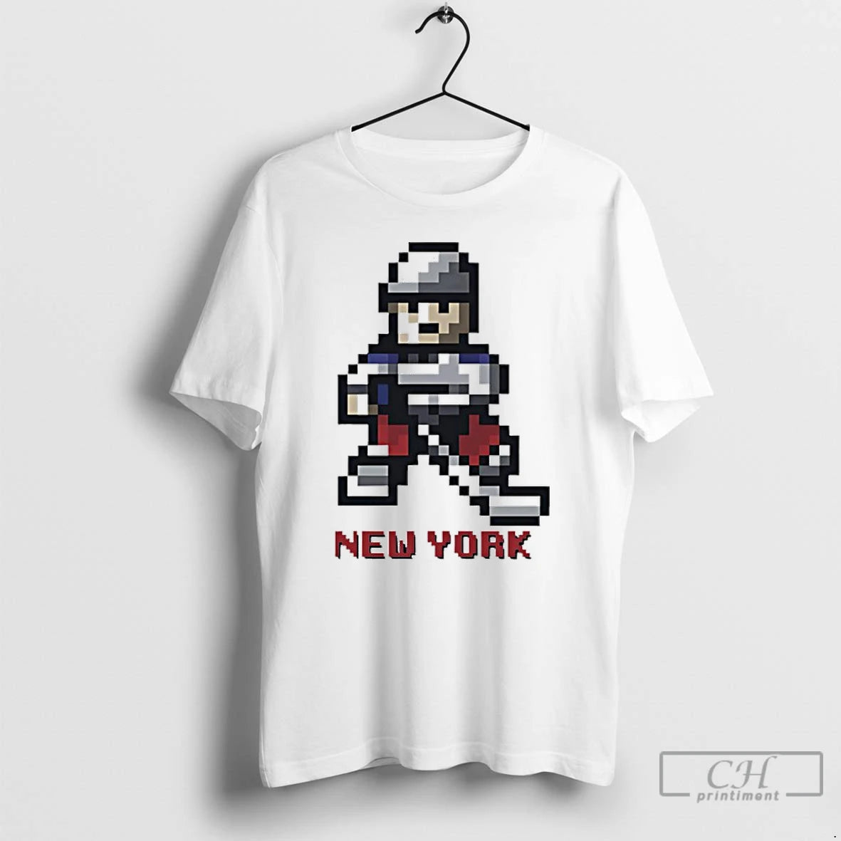 Classic New York Rangers Hockey 8 Bit Retro Baller T Shirts Hoodie Sweatshirt | PurePodTees.com