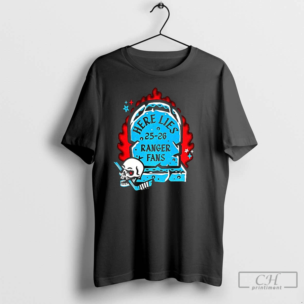 Classic New York Rangers Hockey Here Lies 2025 2026 Ranger Fans Tombstone Halloween T Shirts Hoodie Sweatshirt