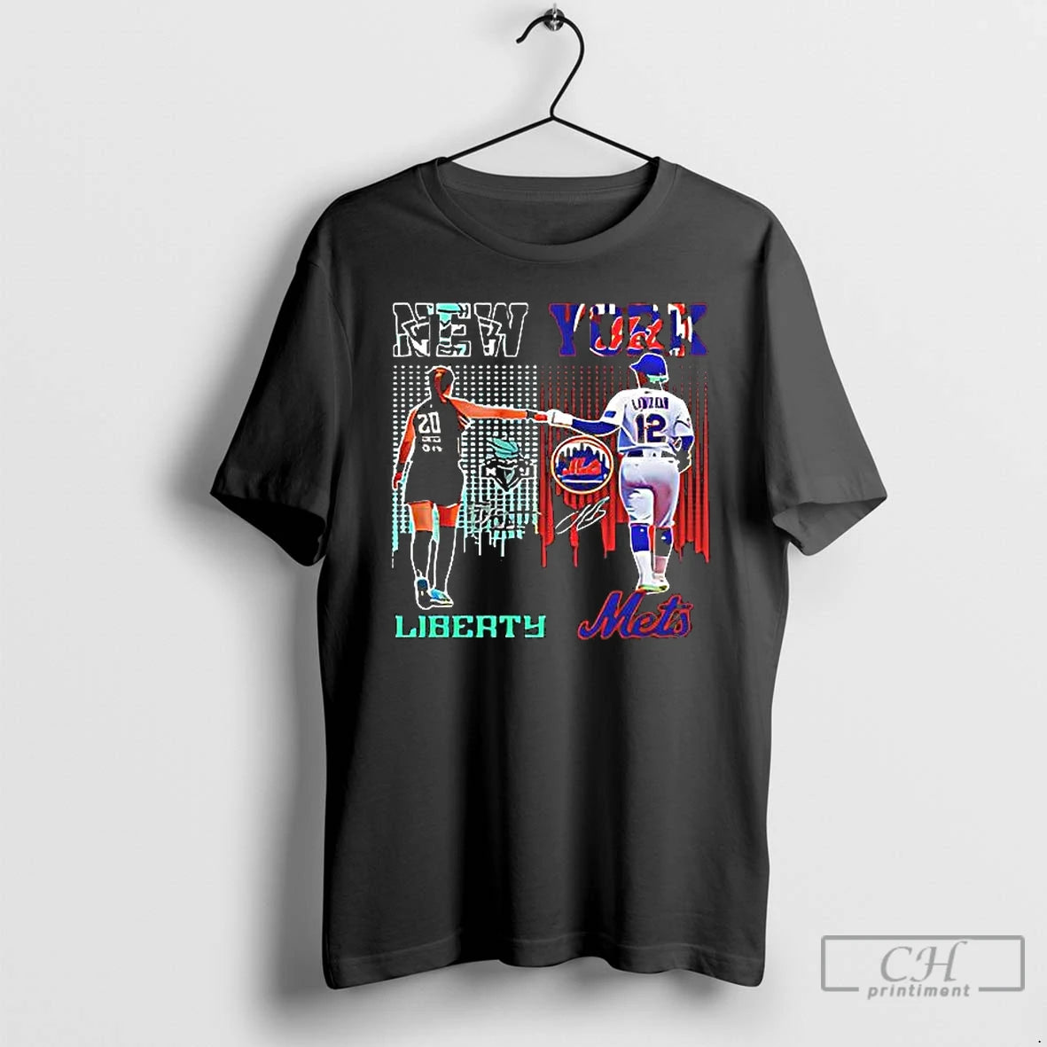 Classic New York Sabrina Ionescu Liberty Francisco Lindor Mets Signatures T Shirts Hoodie Sweatshirt | PurePodTees.com