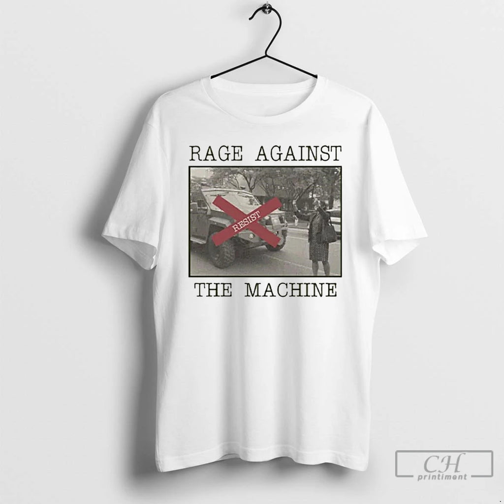 Classic New York Woman Resist Rage Against The Machine Photo T Shirts Hoodie Sweatshirt | PurePodTees.com
