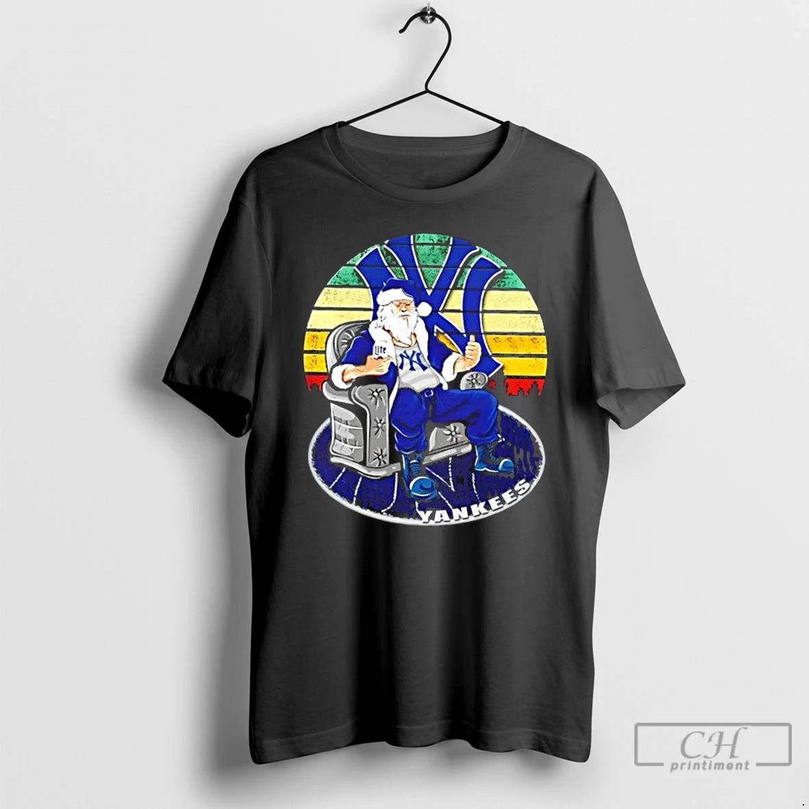 Classic New York Yankees X Santa Claus Christmas Vintage T Shirts Hoodie Sweatshirt | PurePodTees.com