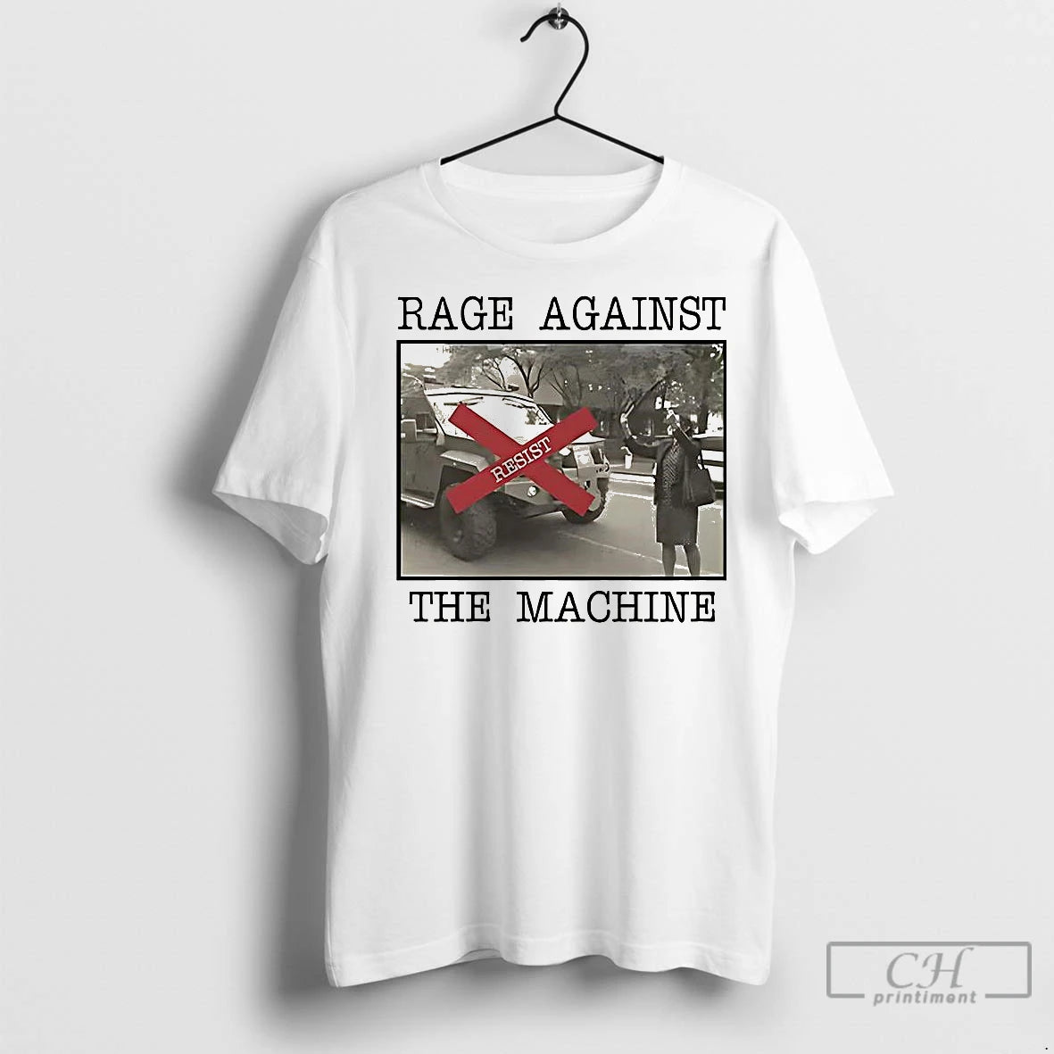 Classic New York Woman Resist Rage Against The Machine Retro Music Lover Shirt Hoodie Sweatshirt | PurePodTees.com