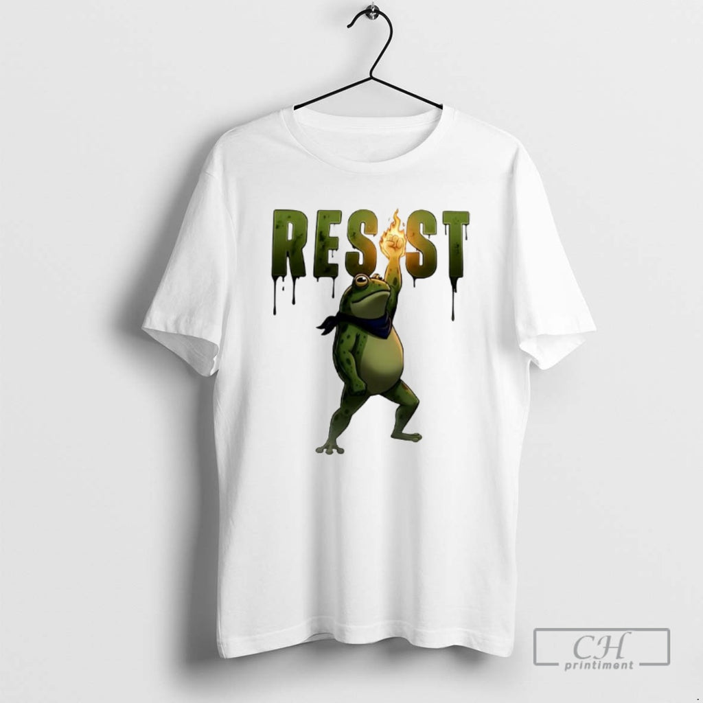Classic Nice Fire Fist Resist Frog Portland Protest Frog Shirt Sweater