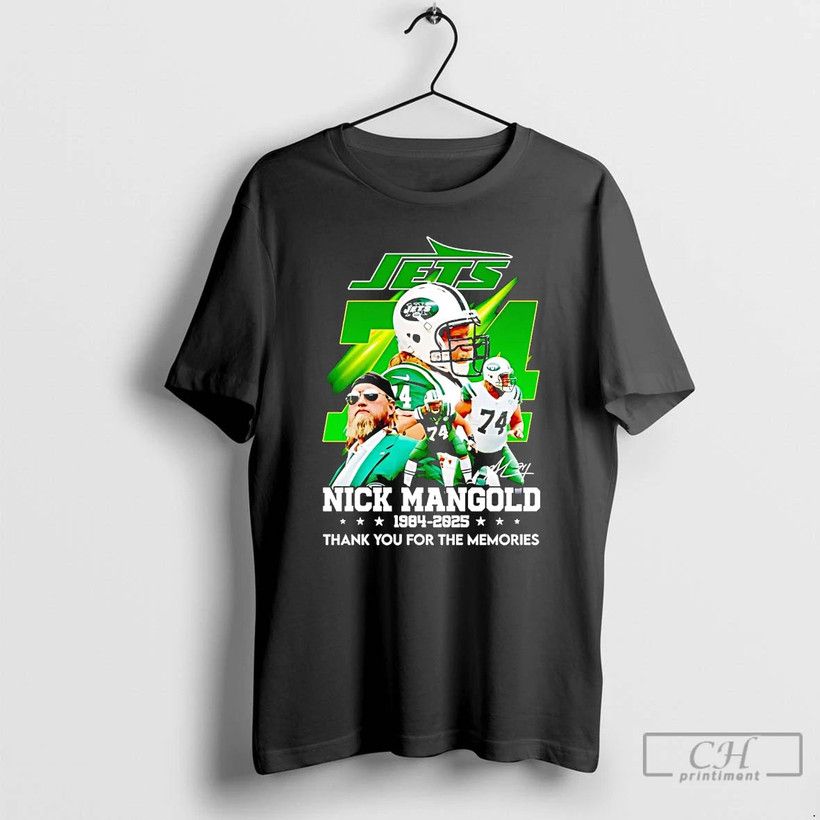Classic Nick Mangold 1984 2025 Thank You For The Memories T Shirts Hoodie Sweatshirt | PurePodTees.com
