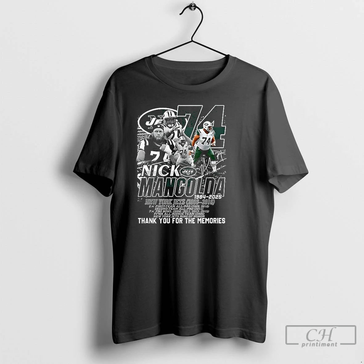 Classic Nick Mangold New York Jets 1984 2025 Thank You For The Memories Signature Shirt Hoodie Sweatshirt | PurePodTees.com