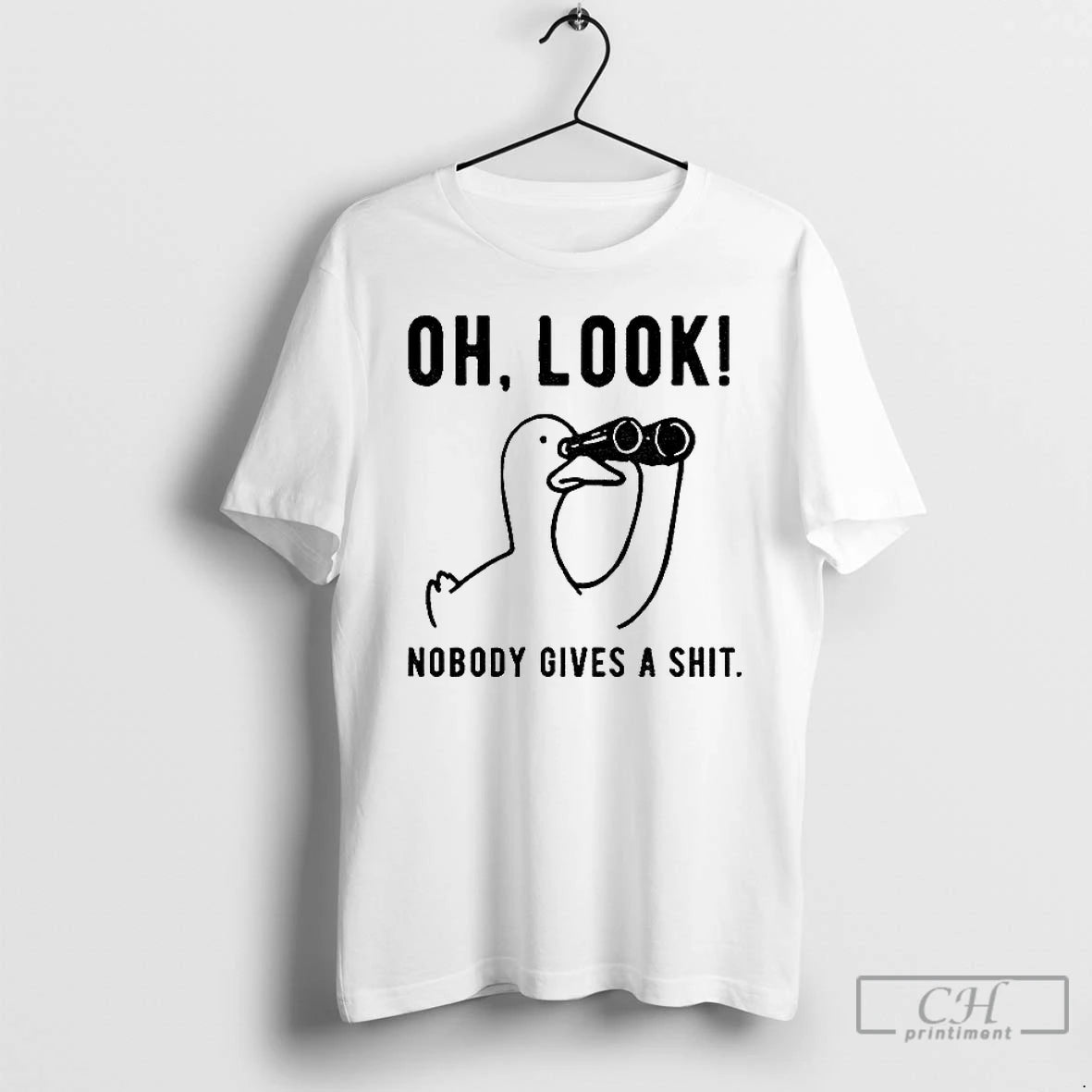 Classic No One Cares About The Duck Oh Look Nobody Gives A Shit T Shirts Hoodie Sweatshirt | PurePodTees.com