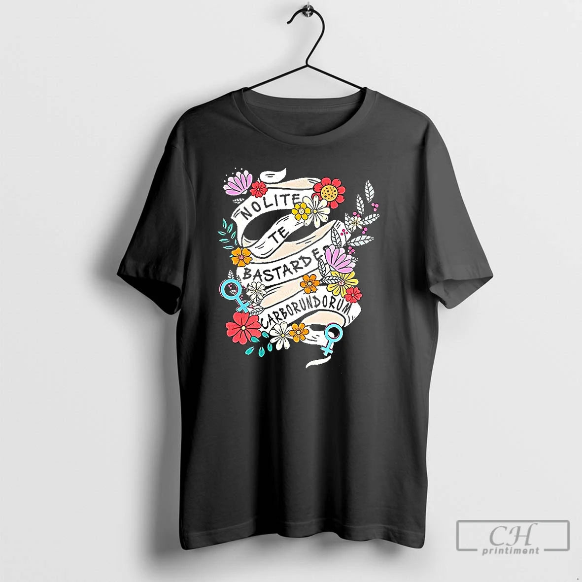 Classic Nolite Te Bastardes Carborundorum Powerful Teacher Flower T Shirts Hoodie Sweatshirt | PurePodTees.com