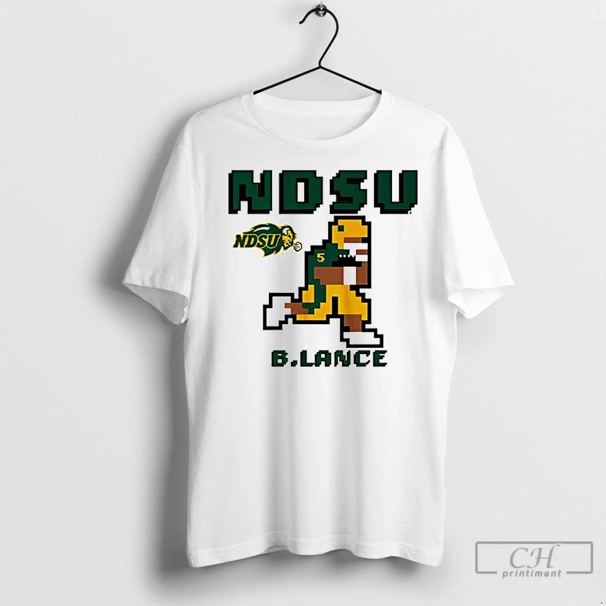 Classic North Dakota State Bison Bryce Lance Retro Baller Ornaments Shirt Hoodie Sweatshirt | PurePodTees.com