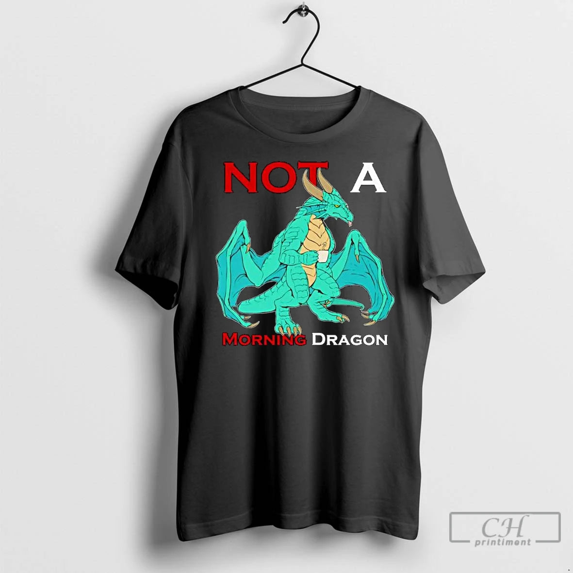 Classic Not A Morning Dragon Ornaments Shirt Hoodie Sweatshirt | PurePodTees.com