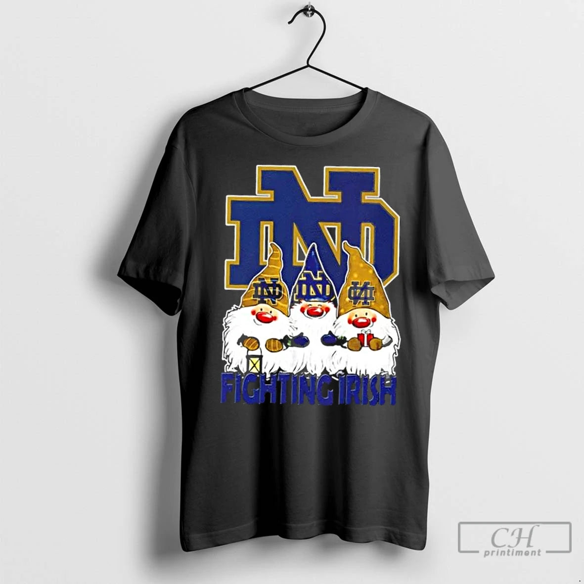 Classic Notre Dame Fighting Irish X Gnomes Xmas Christmas Shirt Hoodie Sweatshirt | PurePodTees.com