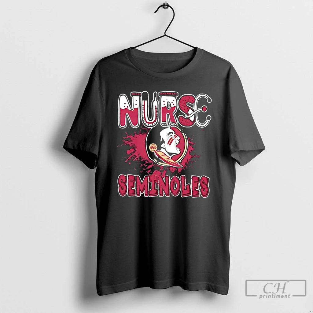 Classic Nurse X Florida State Seminoles Football T Shirts Hoodie Sweatshirt | PurePodTees.com