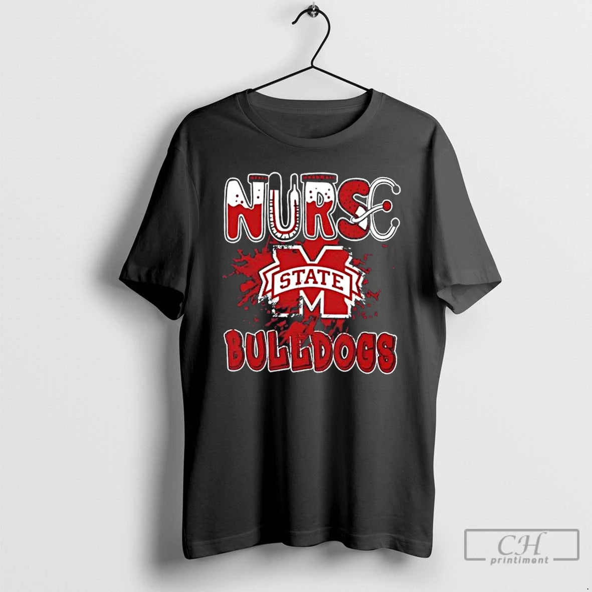 Classic Nurse X Mississippi State Bulldogs Football T Shirts Hoodie Sweatshirt | PurePodTees.com