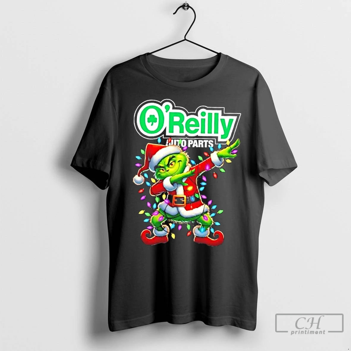 Classic Oreilly Auto Parts Grinch Dabbing Merry Christmas Shirt Hoodie Sweatshirt | PurePodTees.com