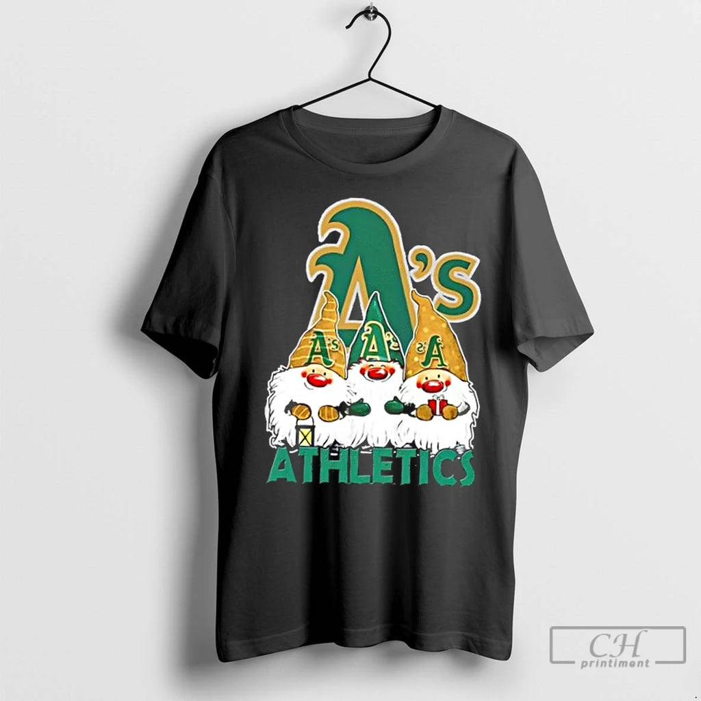 Classic Oakland Athletics X Gnomes Xmas Christmas Shirt Hoodie Sweatshirt | PurePodTees.com