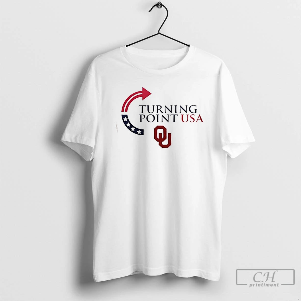 Classic Oklahoma Sooners X Freedom Turning Point Usa Charlie Kirk Shirt Hoodie Sweatshirt | PurePodTees.com