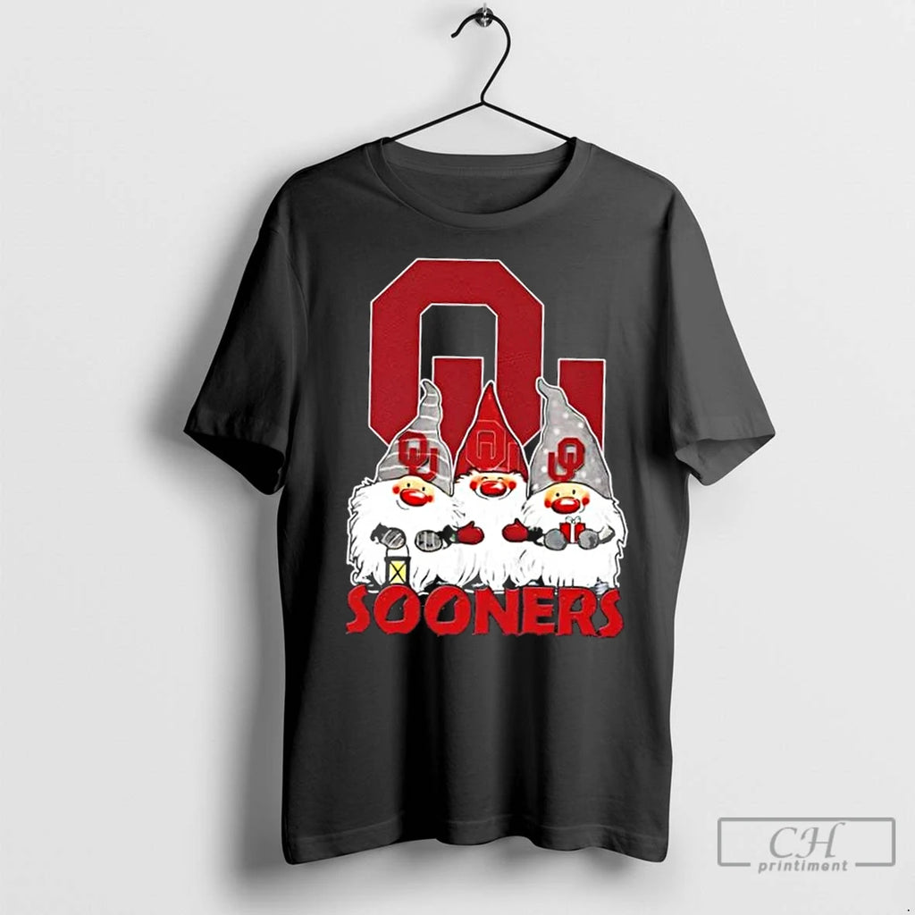Classic Oklahoma Sooners X Gnomes Xmas Christmas Shirt Hoodie Sweatshirt | PurePodTees.com