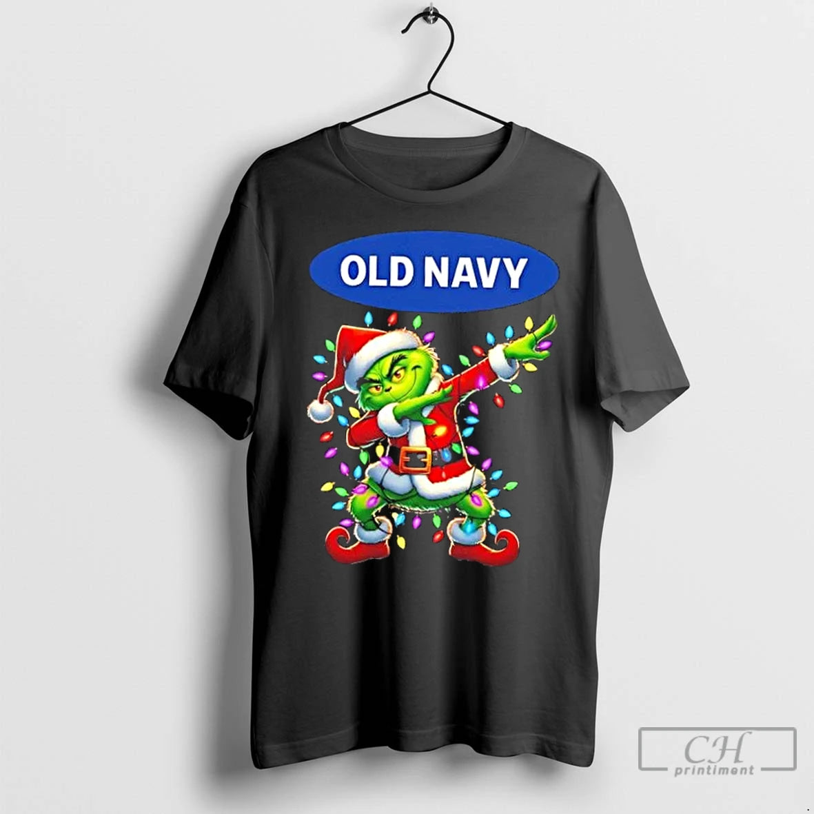 Classic Old Navy Grinch Dabbing Merry Christmas Shirt Hoodie Sweatshirt | PurePodTees.com