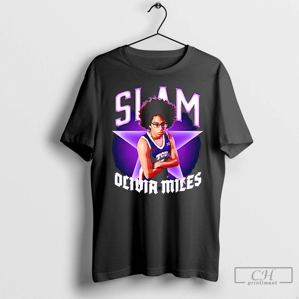 Classic Olivia Miles Tcu Horned Frogs Superstar Slam Shirt Hoodie Sweatshirt | PurePodTees.com