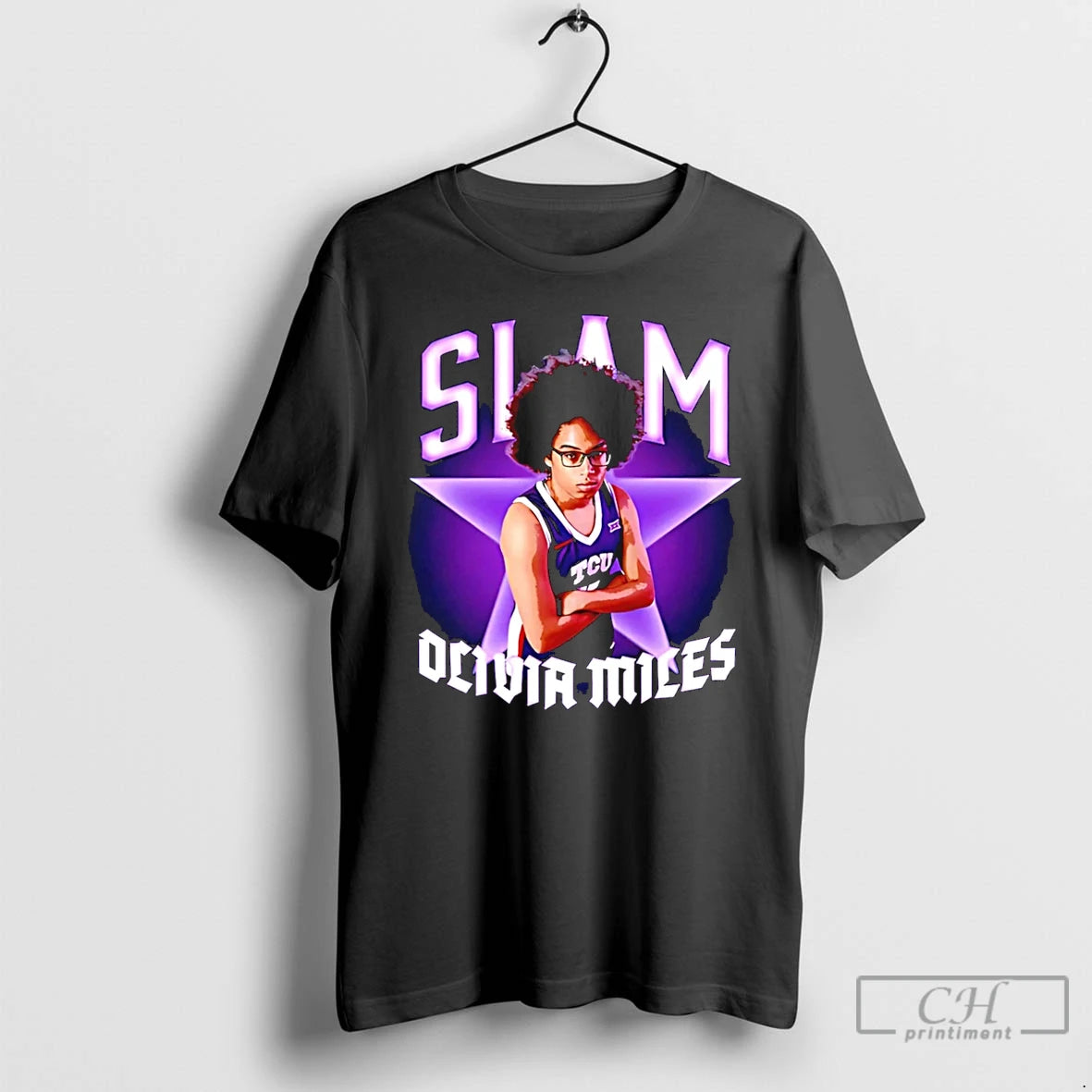 Classic Olivia Miles Tcu Horned Frogs Superstar Slam Shirt Hoodie Sweatshirt | PurePodTees.com