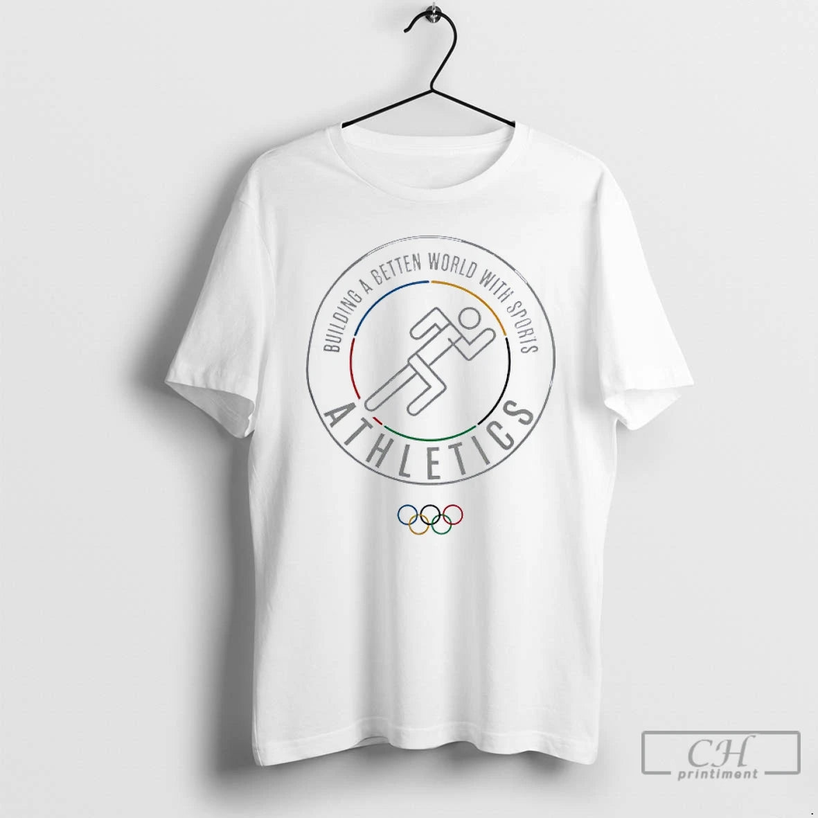 Classic Olympic Collection Athletics Pictogram T Shirts Hoodie Sweatshirt | PurePodTees.com