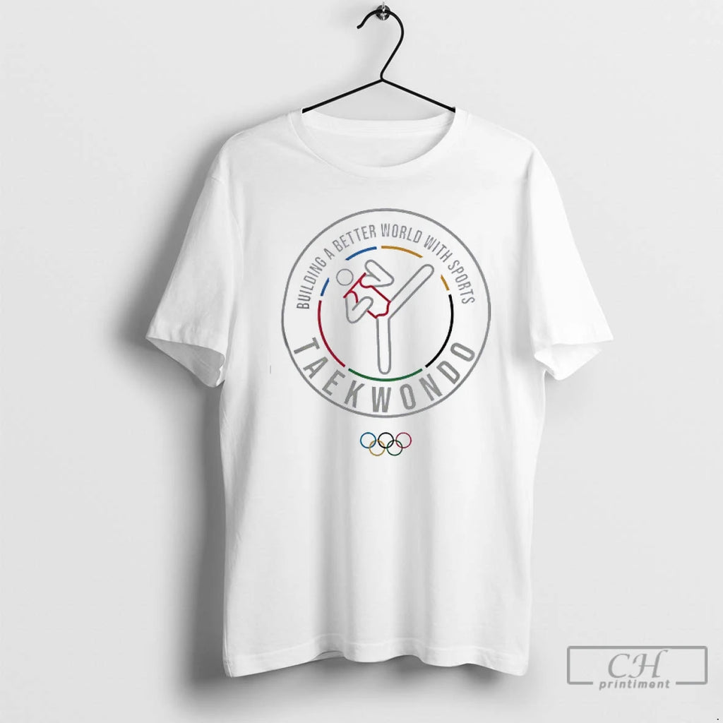 Classic Olympic Collection Taekwando Pictogram T Shirts Hoodie Sweatshirt | PurePodTees.com